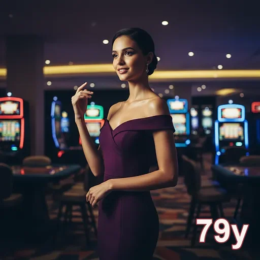 Ilustração de Explore os Slots e Serviços VIP da 79y com Segurança